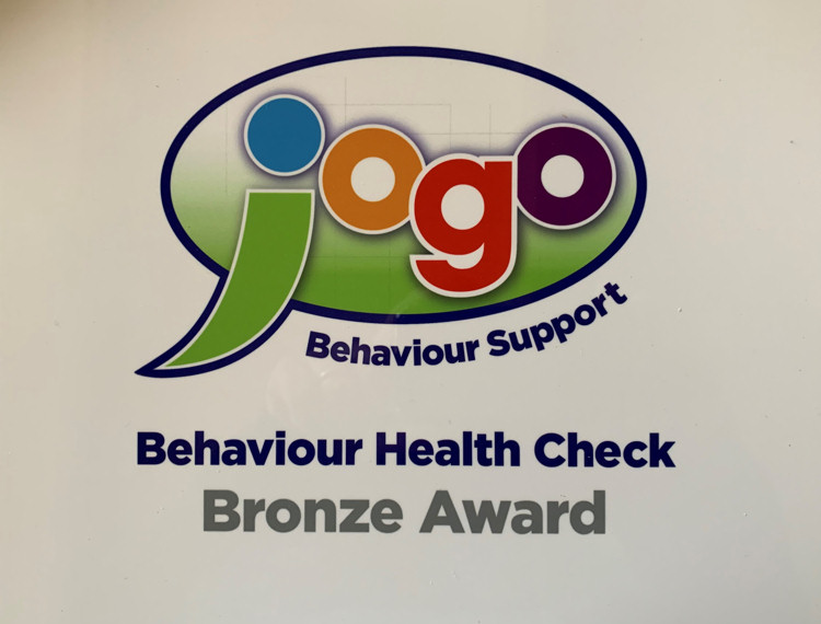 Jogo Behaviour Support Whole School Health Check - Bronze Award
